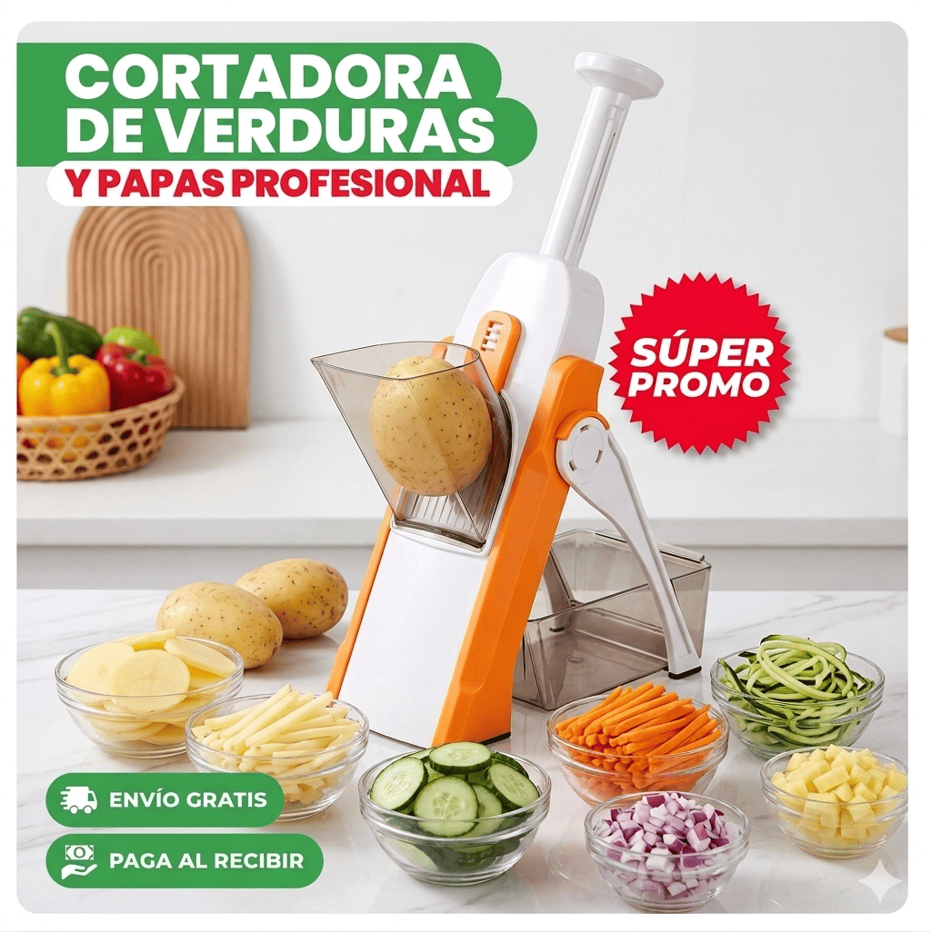 Cortador de verduras multifuncional